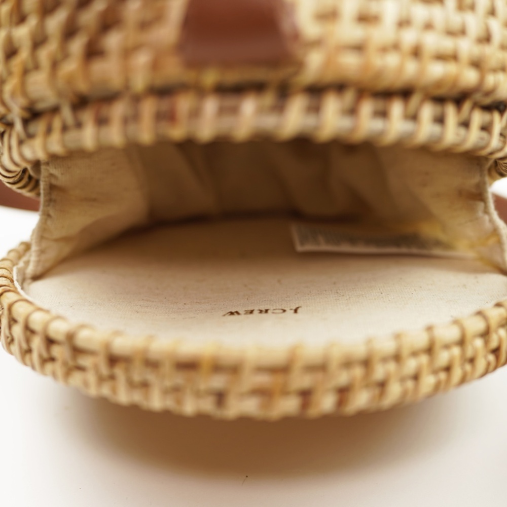 New JCREW Rattan Circle Bag $98 CI756 - Picture 5 of 6